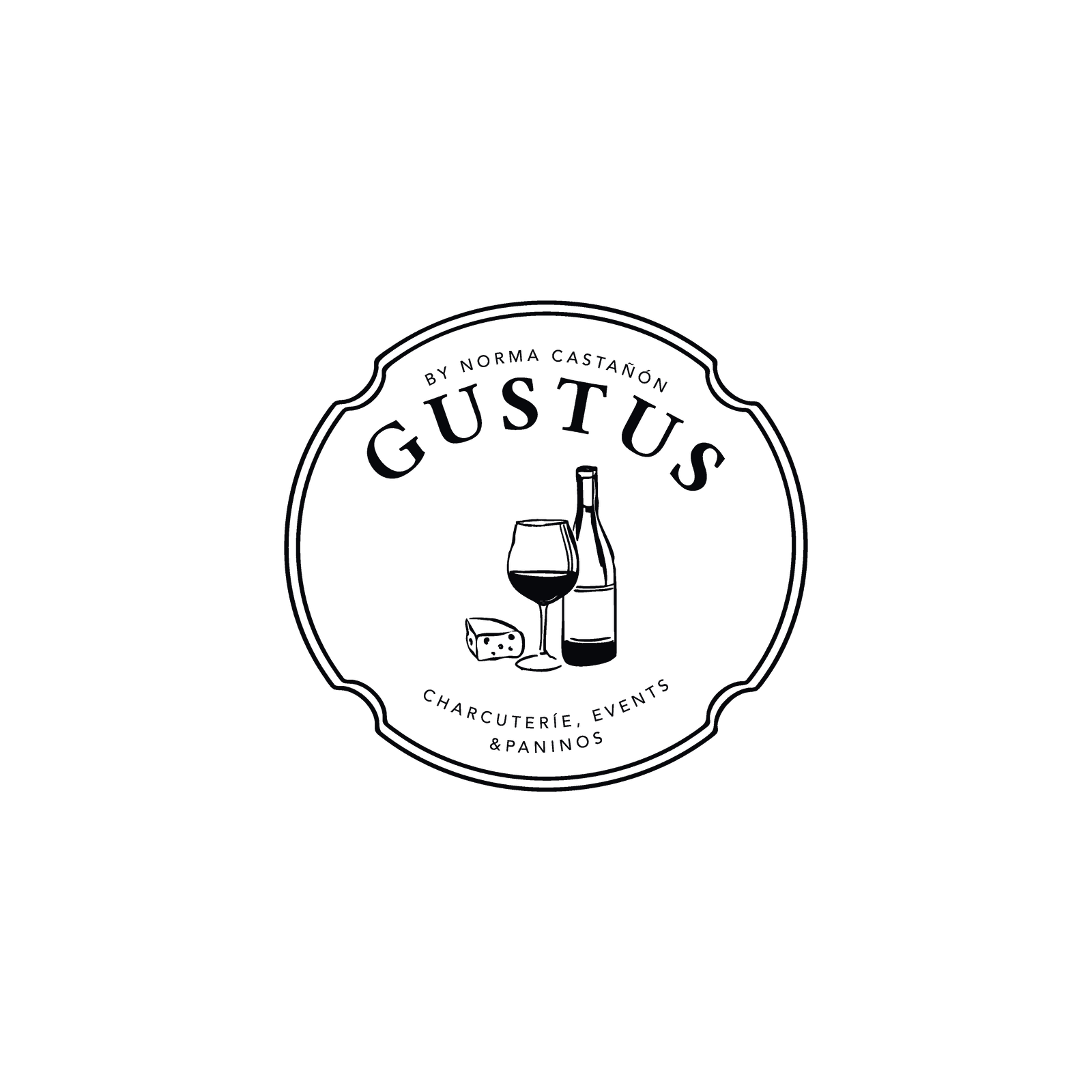 Logotipo Gustus (sello)